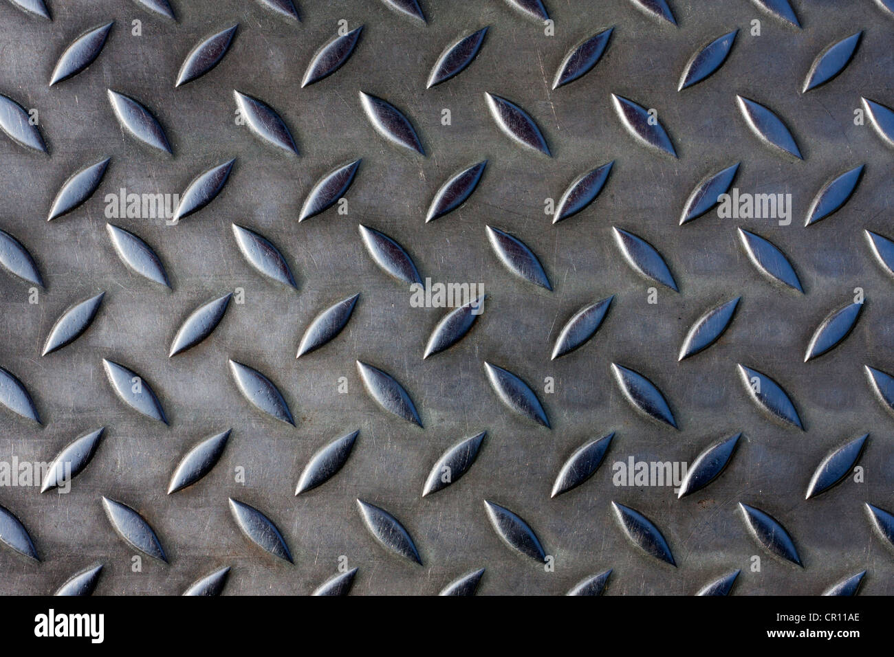 Alten Grunge Details Staub- und Kratzerkorrektur Metallplatte Hintergrund Stockfoto