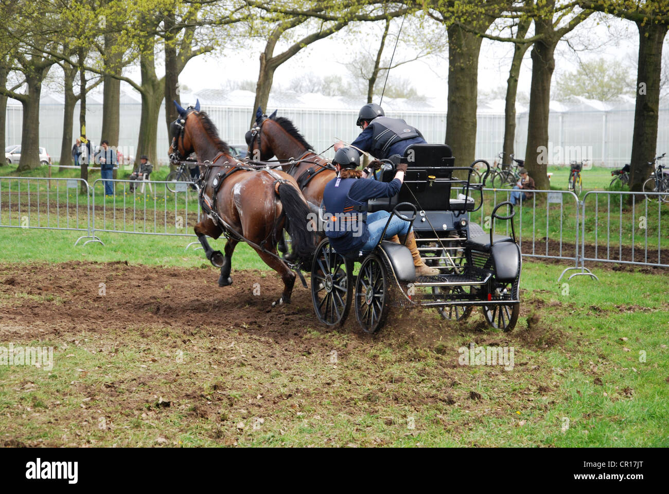 Wagen, die Meisterschaft in Horst, Niederlande Stockfoto