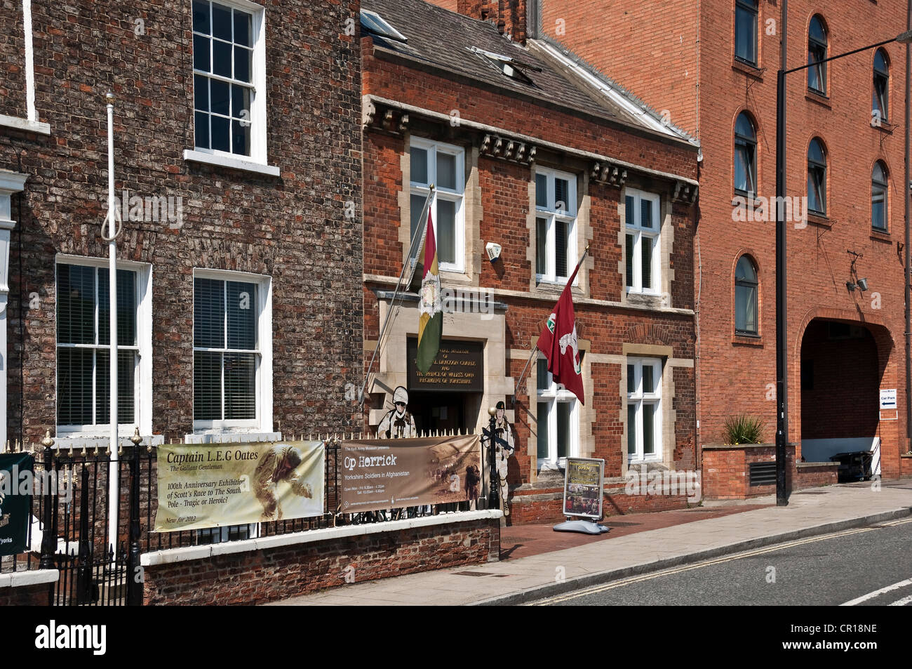 York Army Museum Sammlungen des Prince of Wales eigenen Regiments of Yorkshire und der Royal Dragoon Guards York North Yorkshire England Großbritannien Stockfoto