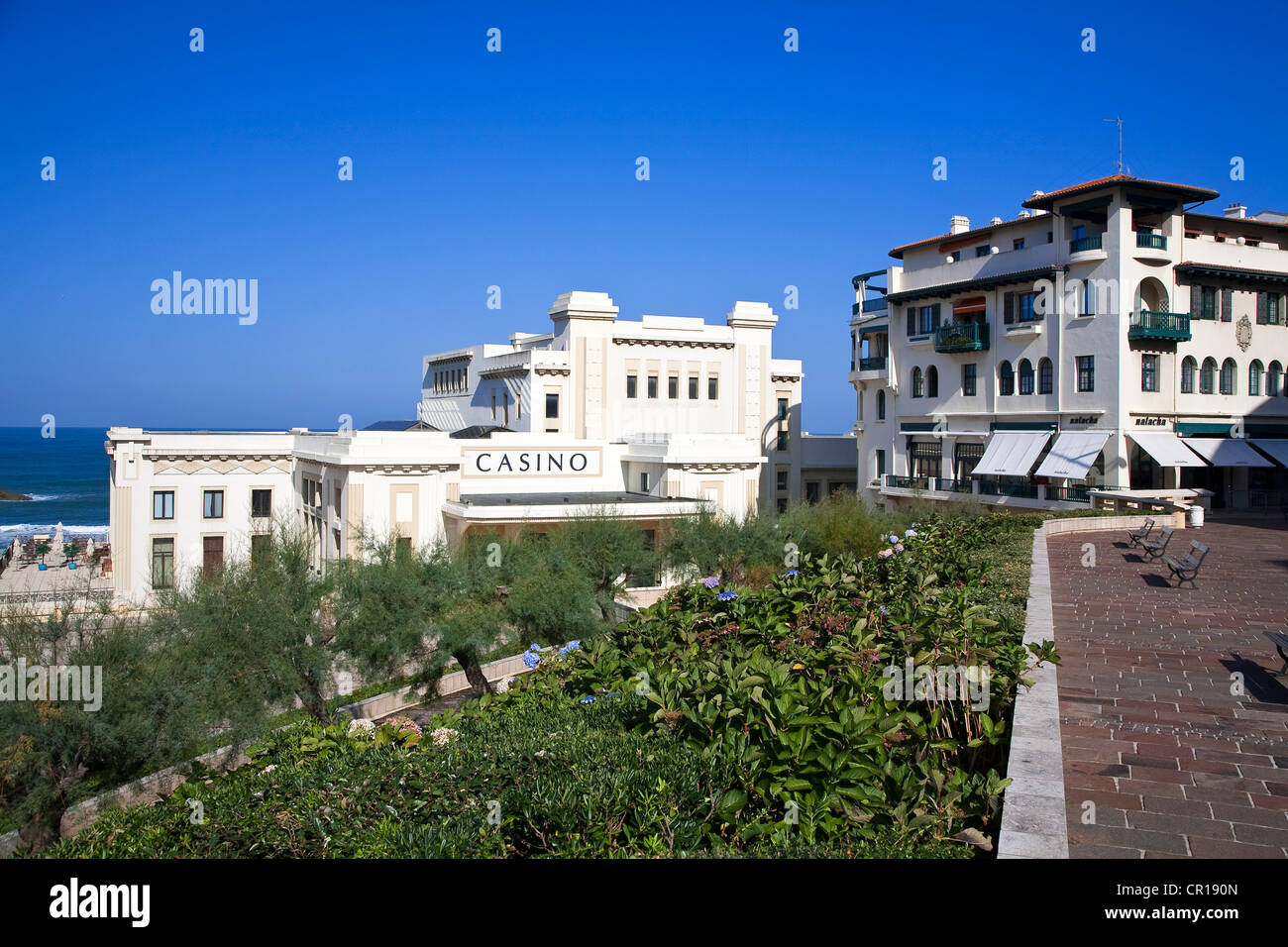 Frankreich, Pyrenees Atlantiques, Biarritz, das casino Stockfoto