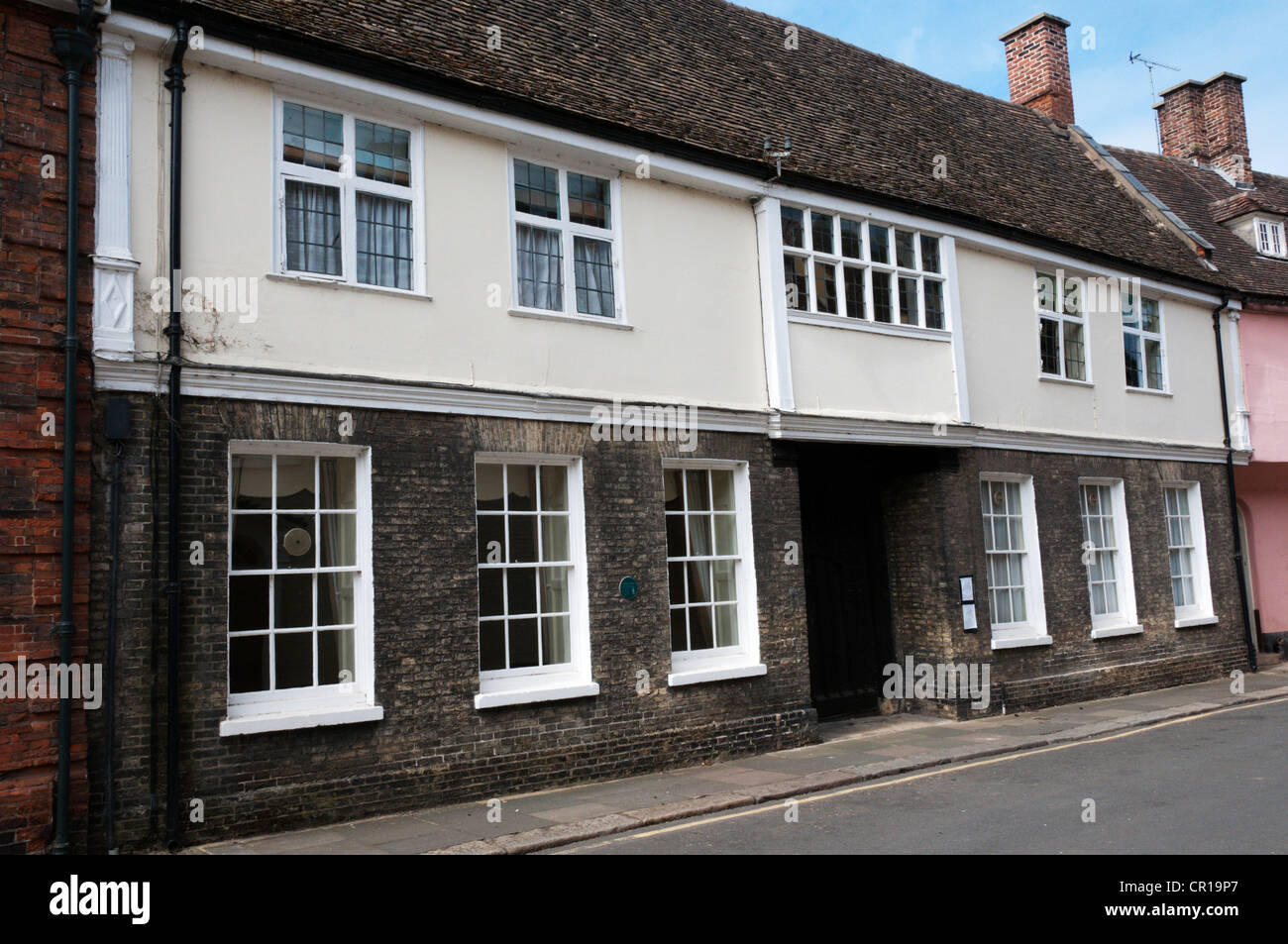 Ein historisches Haus in King's Lynn, Norfolk. Stockfoto