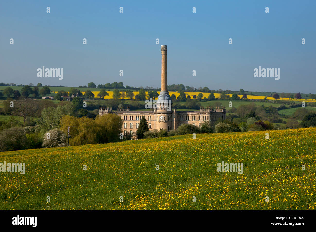 Bliss Tweed Wollspinnerei, Chipping Norton, Oxfordshire, England Stockfoto