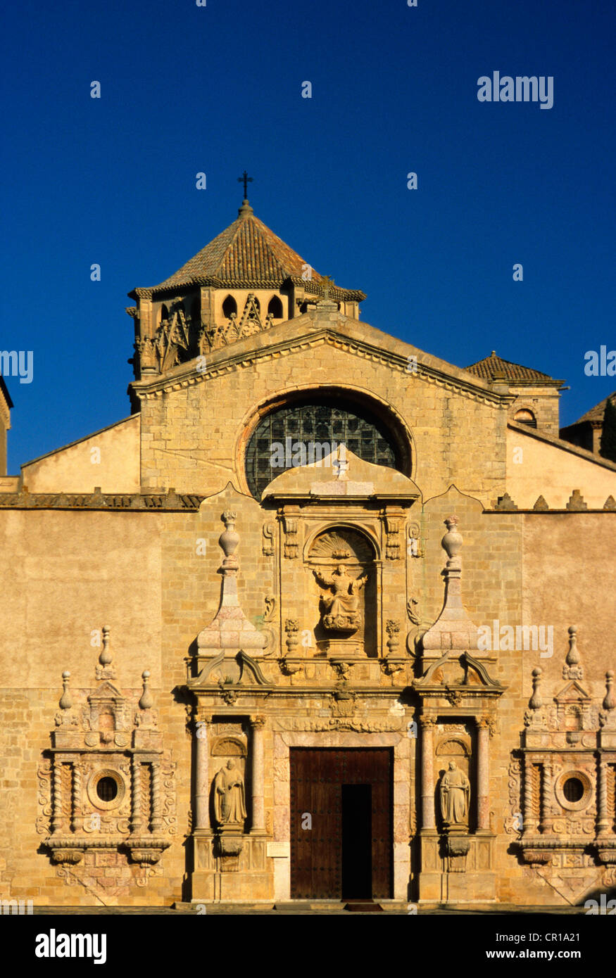 Spanien Katalonien Tarragona Provinz Conca de Barbera Comarca Vimbodi La Ruta del Cister Kloster Santa Maria de Poblet aufgeführt Stockfoto