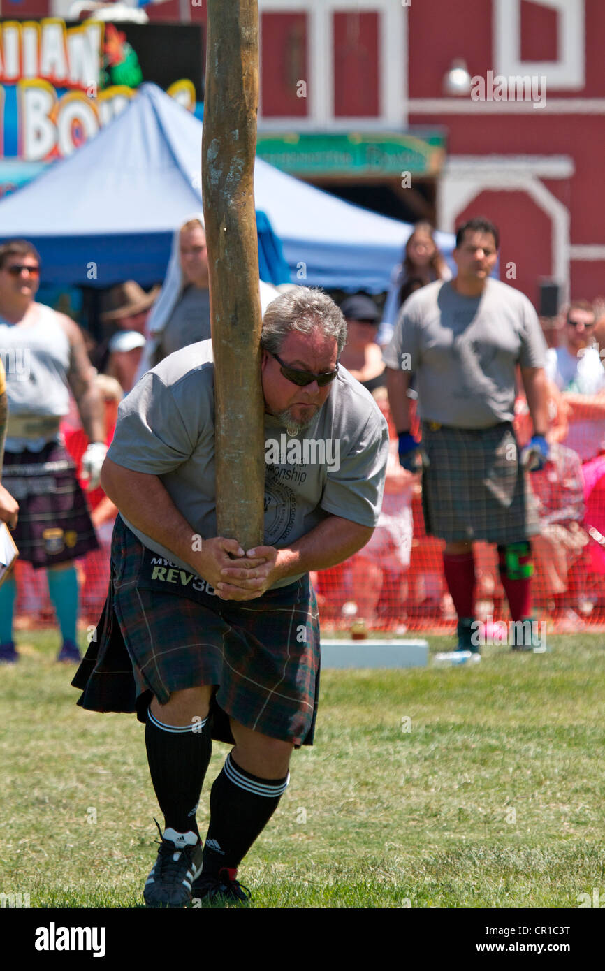 Versoffen Festival und Highland games Stockfoto