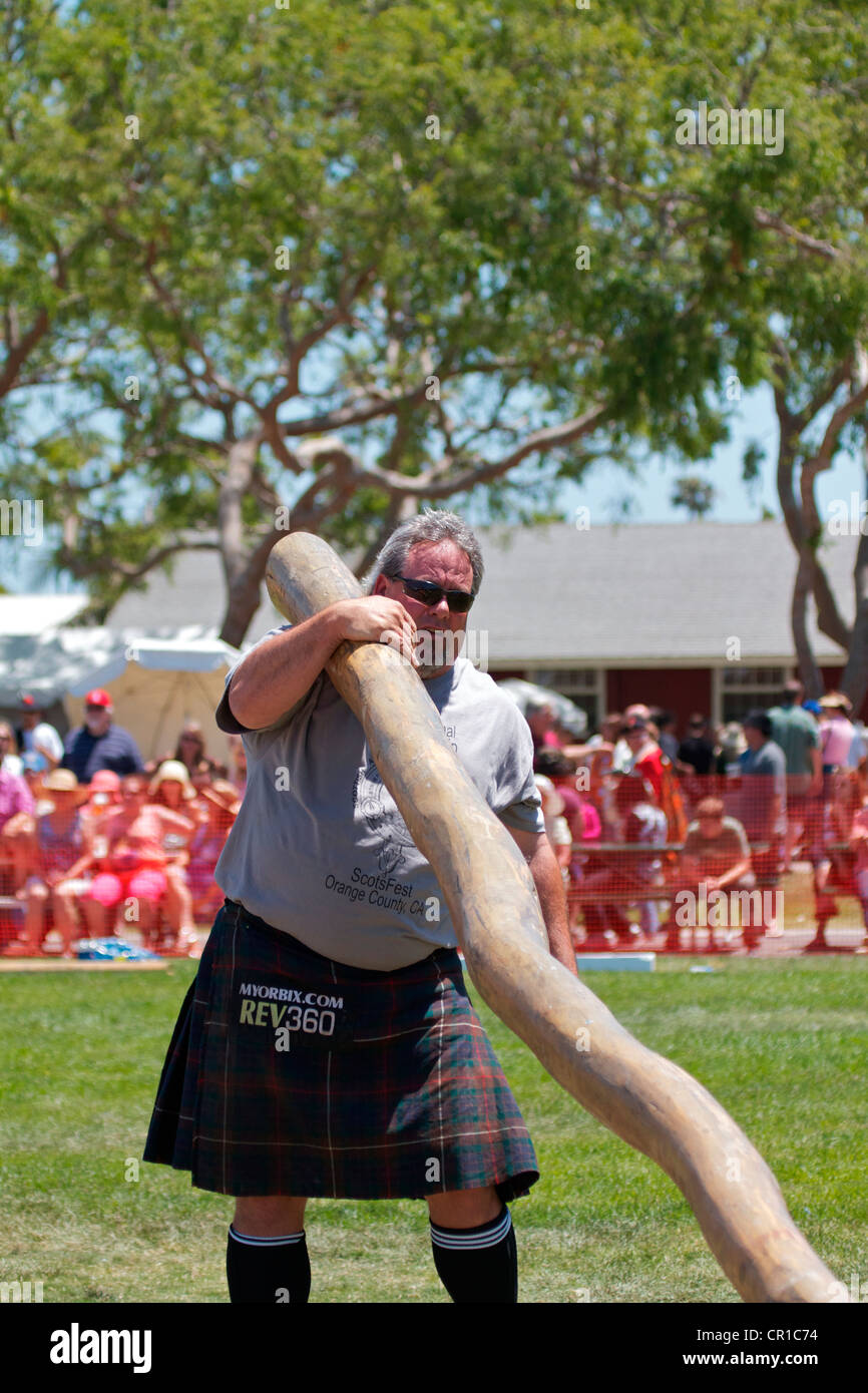 Versoffen Festival und Highland games Stockfoto