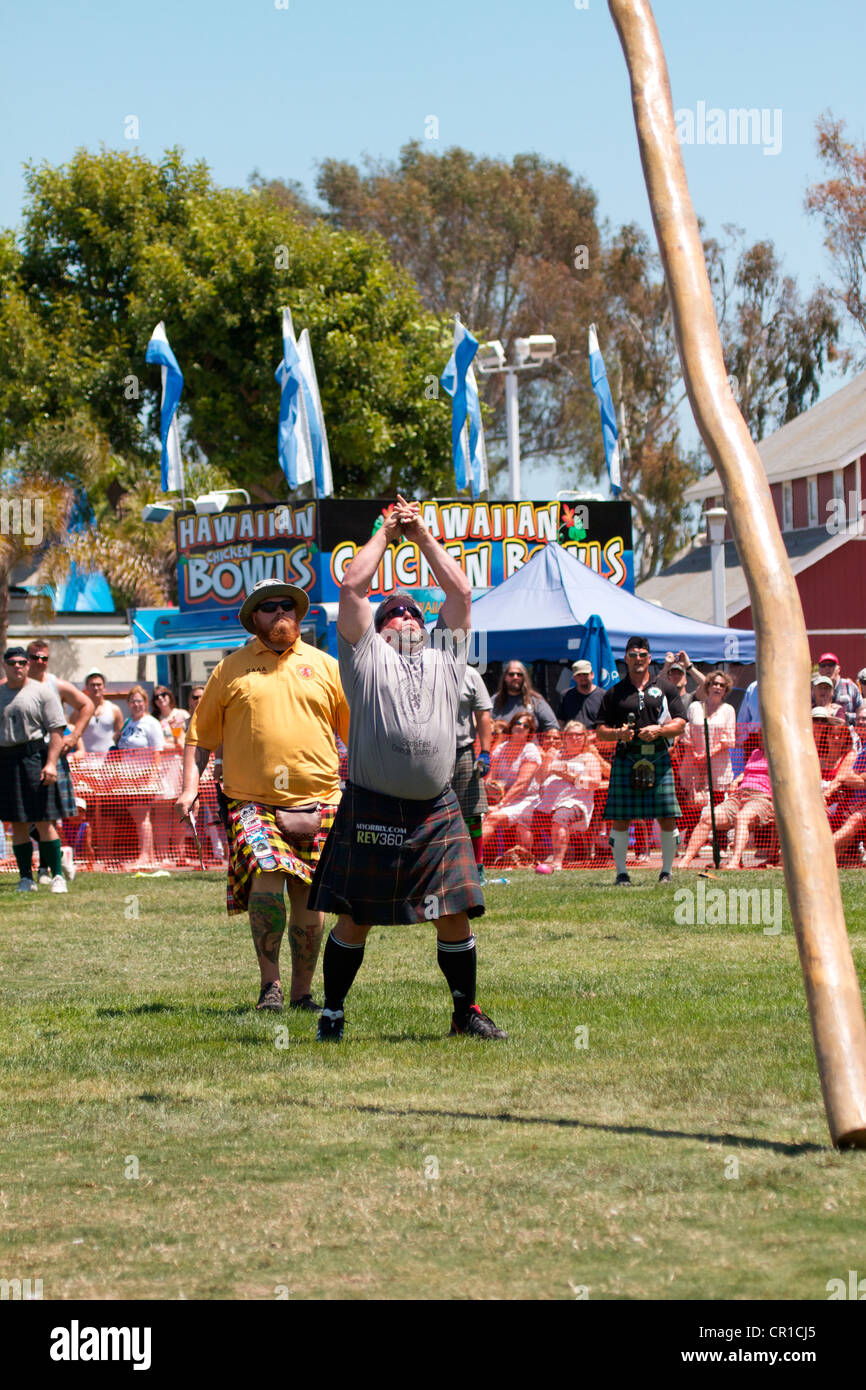 Versoffen Festival und Highland games Stockfoto