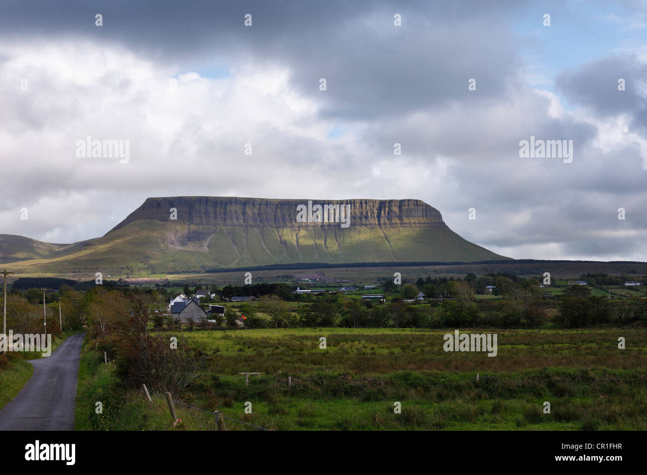 Ben Bulben Tabelle Berg, County Sligo, Connacht, Irland, Europa Stockfoto