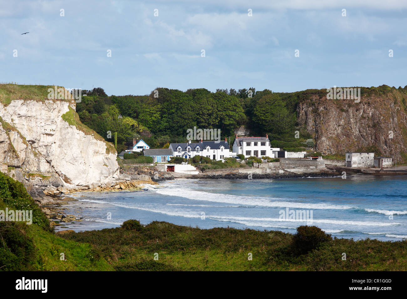 Portbradden, Küste von Antrim, County Antrim, Nordirland, Vereinigtes Königreich, Europa, PublicGround Stockfoto