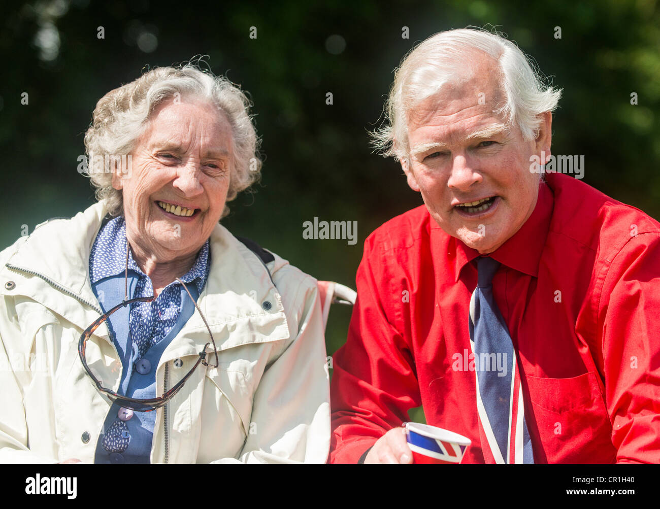 Queen Elizabeth Diamond Jubiläumsfeier in Otley, Suffolk, 4. Juni 2012, Suffolk Stockfoto