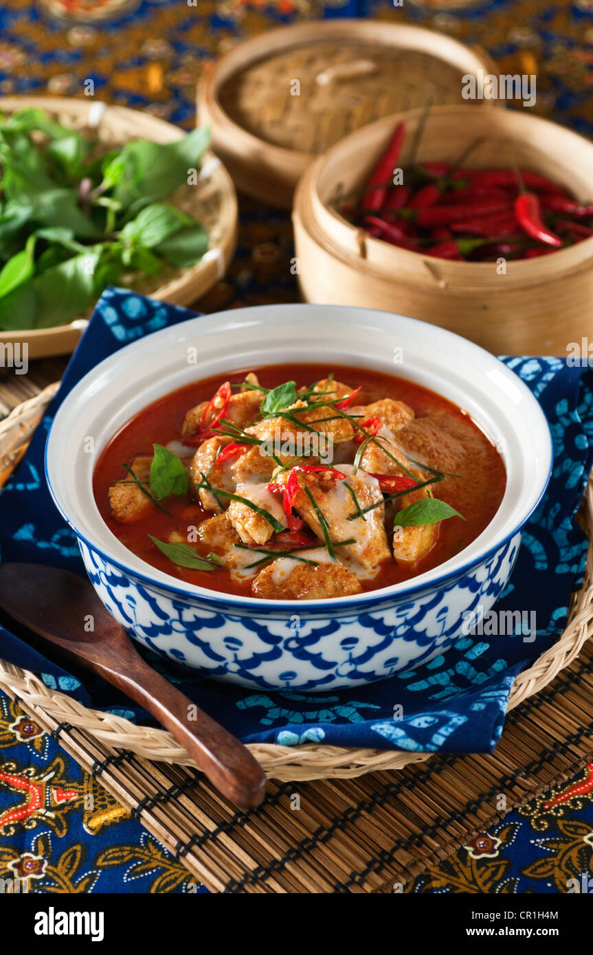 Hühnchen-Curry Panang Thai Thailand Essen Stockfotografie - Alamy