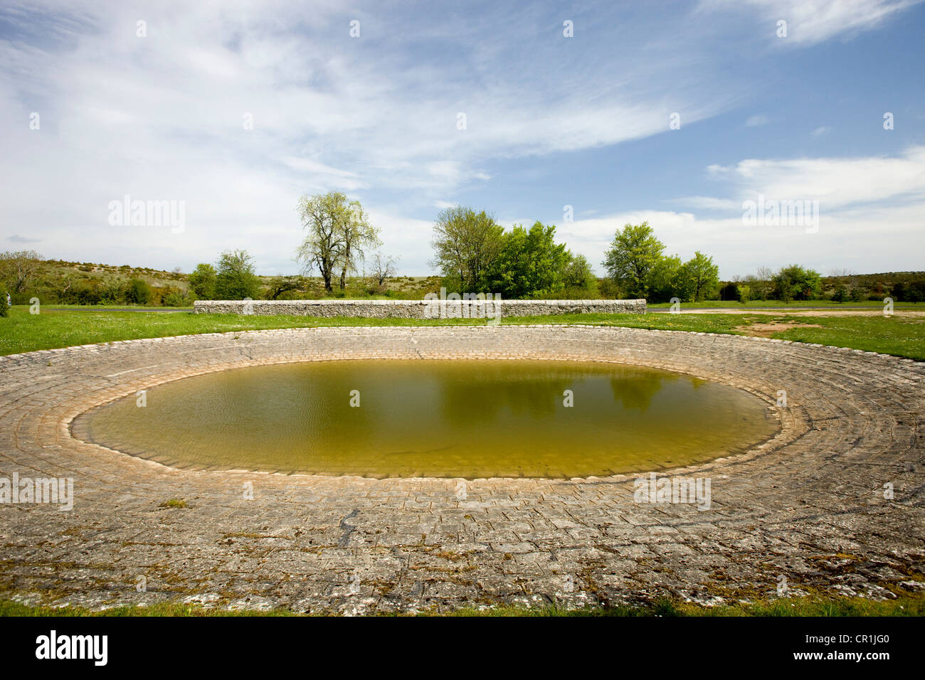 Frankreich, Aveyron, die Causses und Cevennen, mediterrane Agro pastorale Kulturlandschaft, UNESCO-Welterbe, Grands Stockfoto