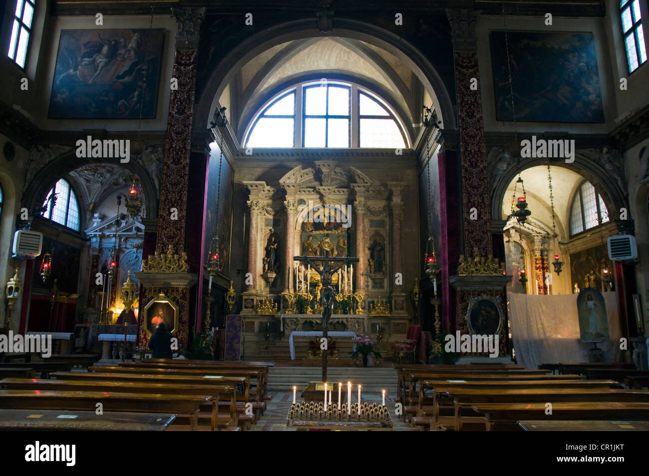 Chiesa di San Zulian Stockfoto