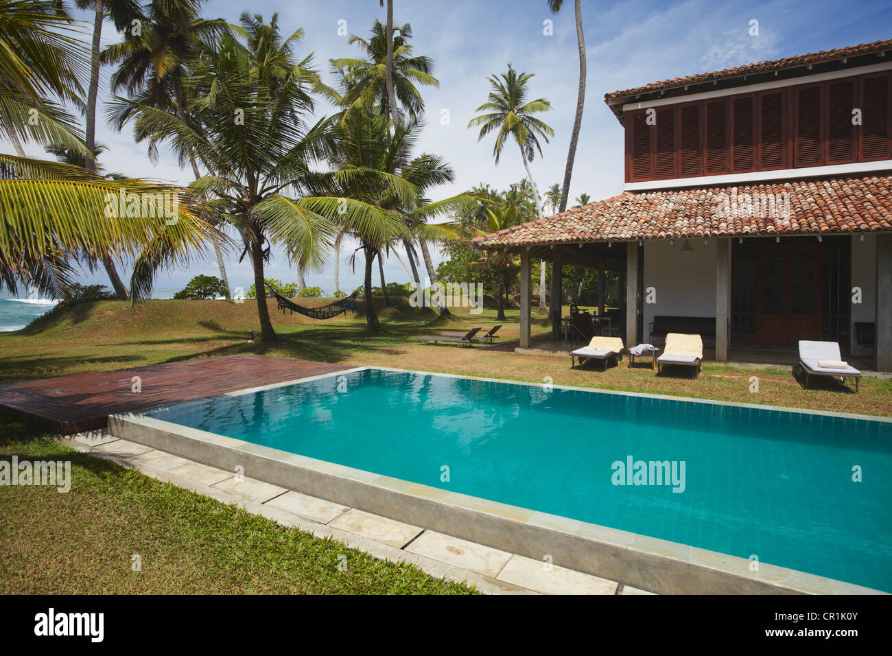 Frangipani Tree Boutique Hotel, Thalpe, südlichen Provinz, Sri Lanka Stockfoto