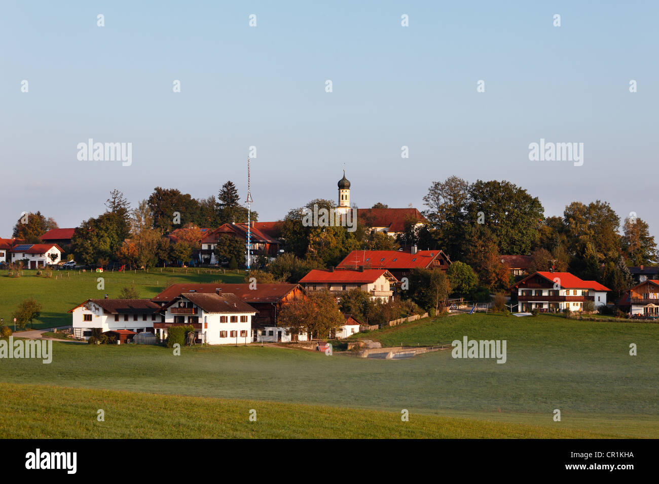Berg, Eurasburg, Upper Bavaria, Bayern, Deutschland, Europa, PublicGround Stockfoto