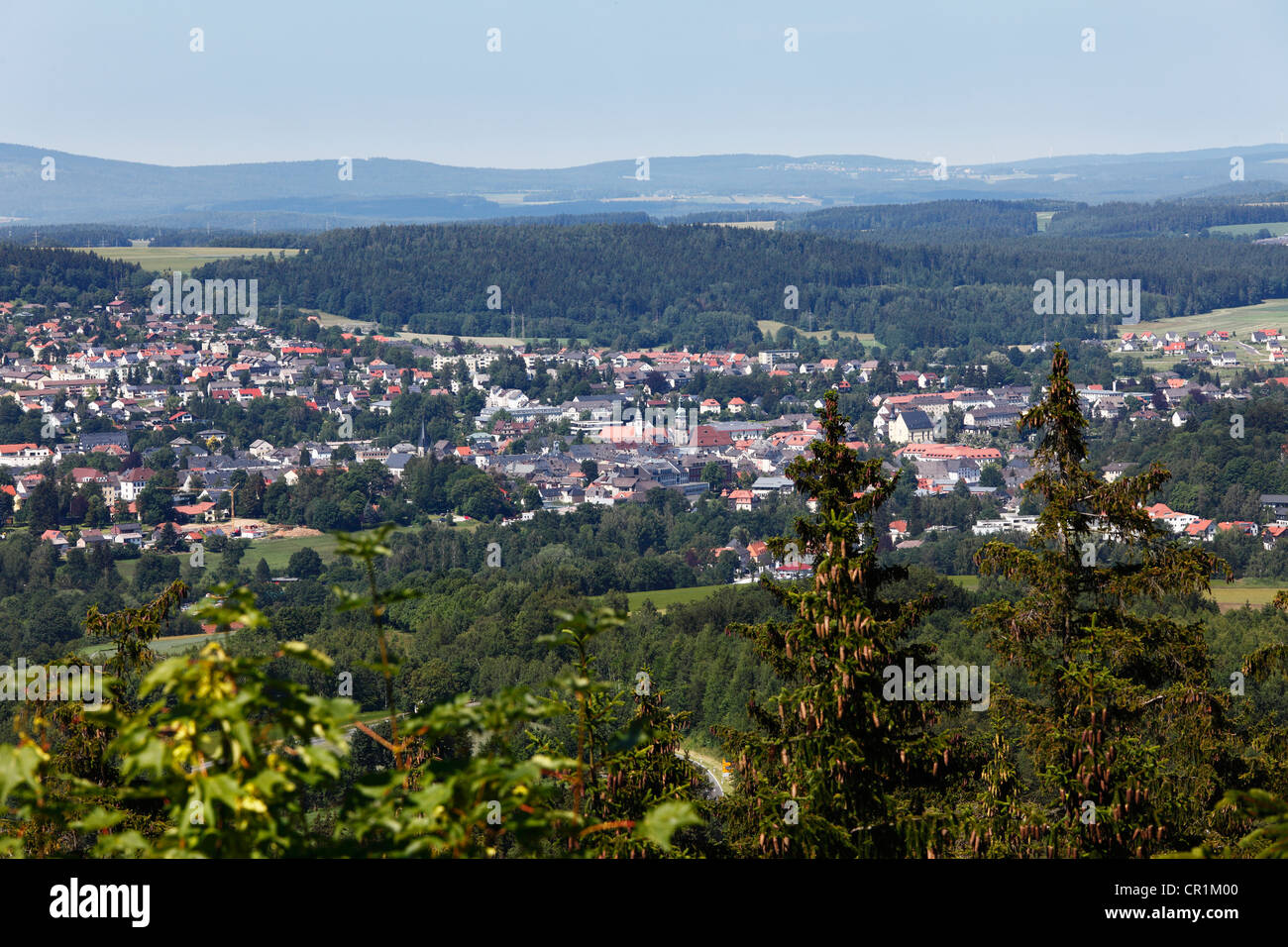 Wunsiedel, Fichtelgebirge Gebirge, Oberfranken, Franken, Bayern, Deutschland, Europa Stockfoto