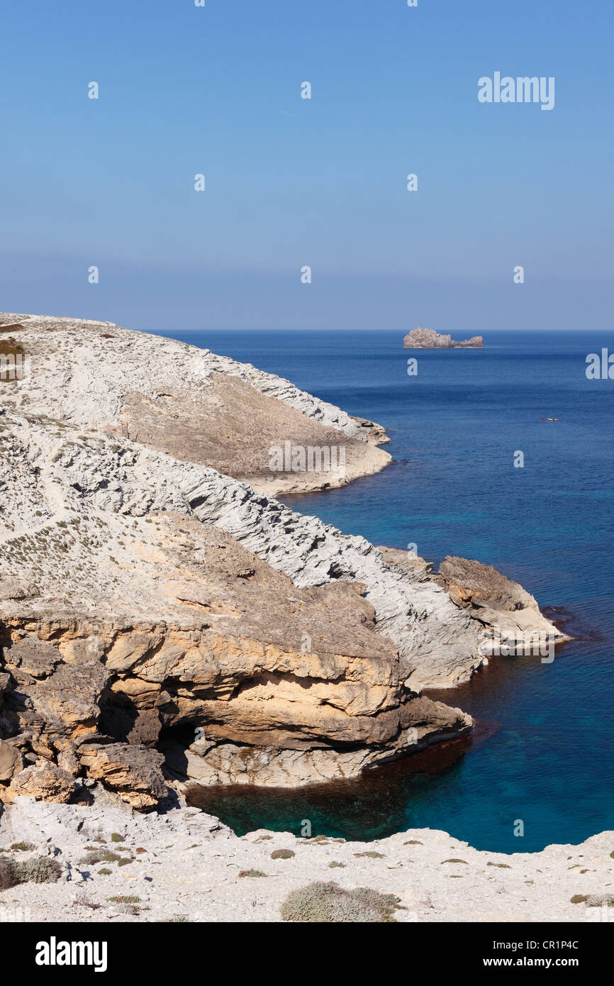 Nord-Ost-Küste in der Nähe von Torre Aubarca, Arta, Mallorca, Balearen, Spanien, Europa Stockfoto