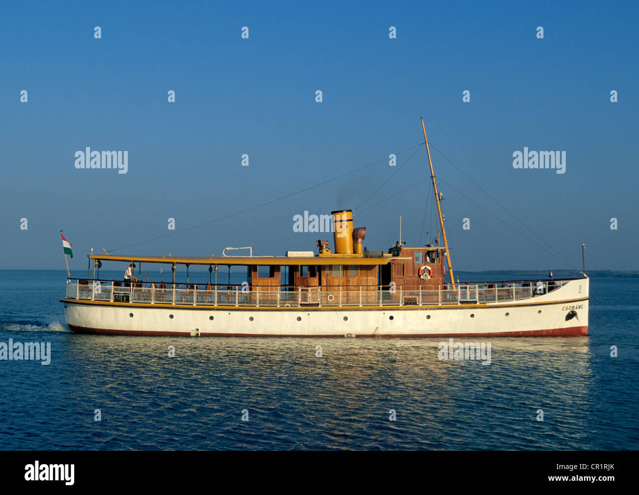 Ungarn, Plattensee, Bootsfahrt rund um den See Stockfoto