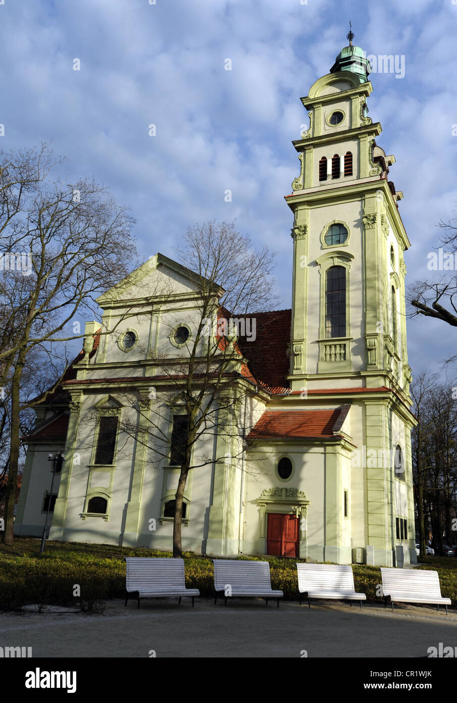 Evangelische Kirche in Sopot, Polen Stockfoto