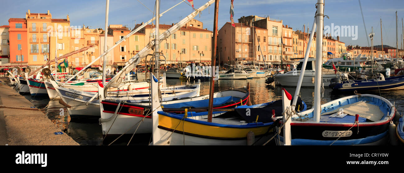 Frankreich, Var, Saint Tropez, den Hafen Stockfoto