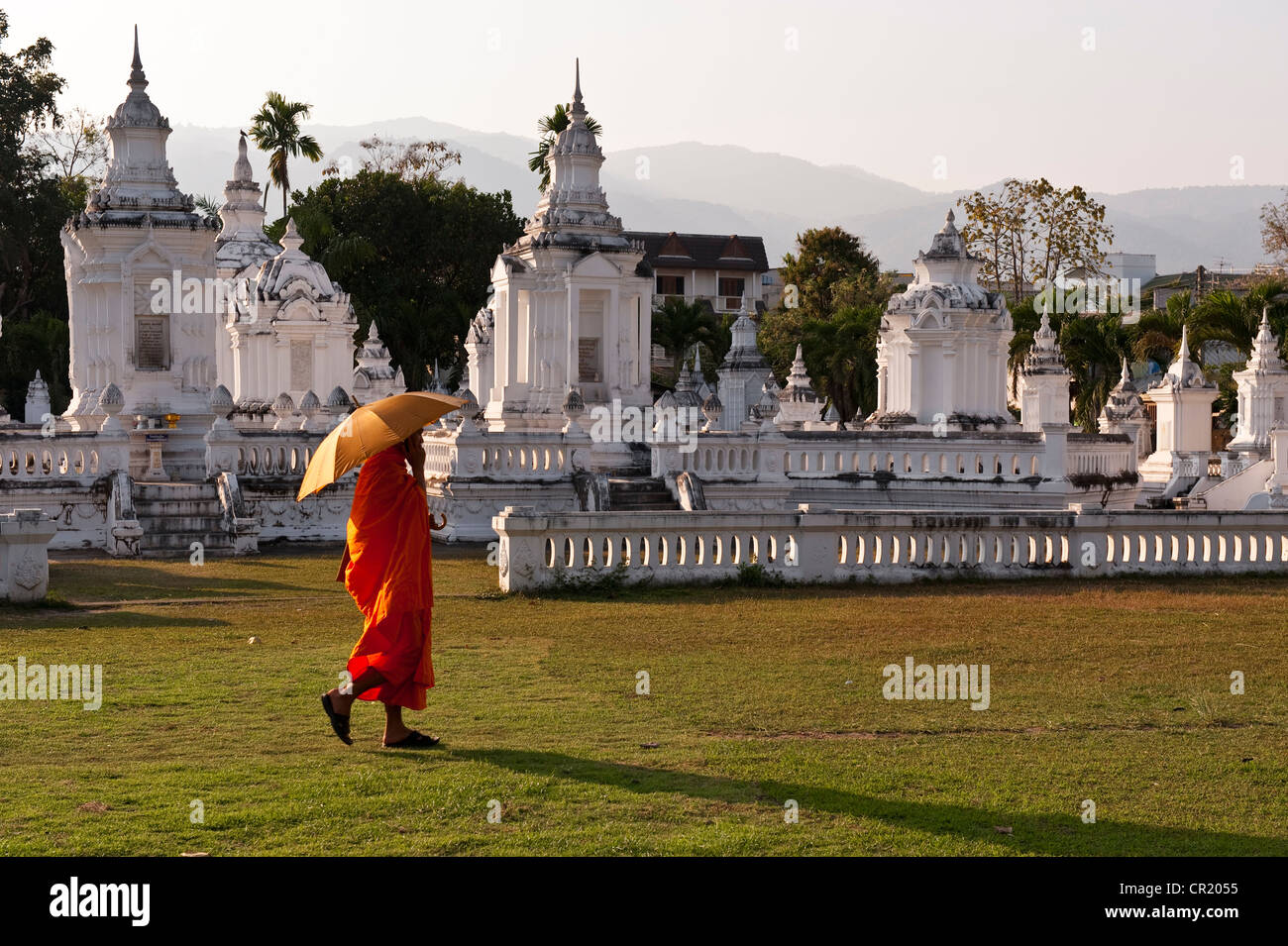 Thailand, Provinz Chiang Mai, Chiang Mai, Wat Suan Dok Tempel Stockfoto