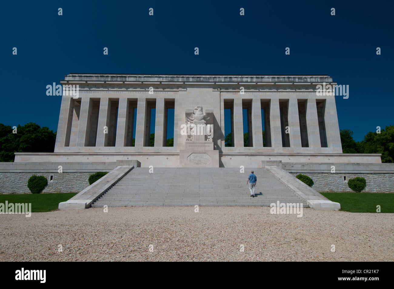 Chateau-Thierry American Monument, WW1 uns Denkmal, Frankreich Stockfoto