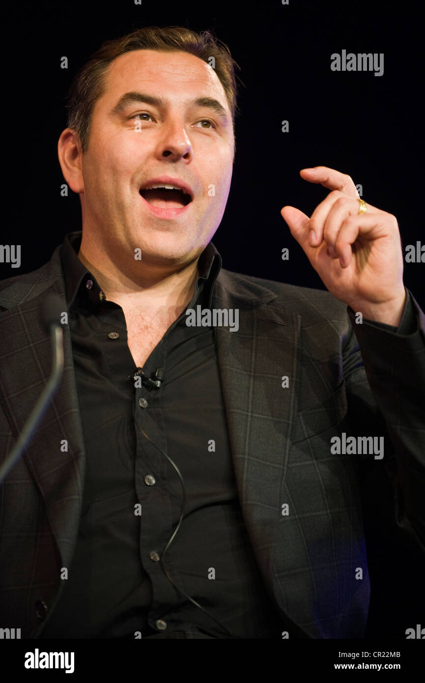 David Walliams Schauspieler, Komiker und Autor anlässlich der Telegraph Hay Festival 2012, Hay-on-Wye, Powys, Wales, UK Stockfoto