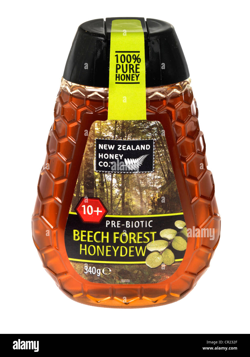 Flasche Neuseeland Honig Stockfoto