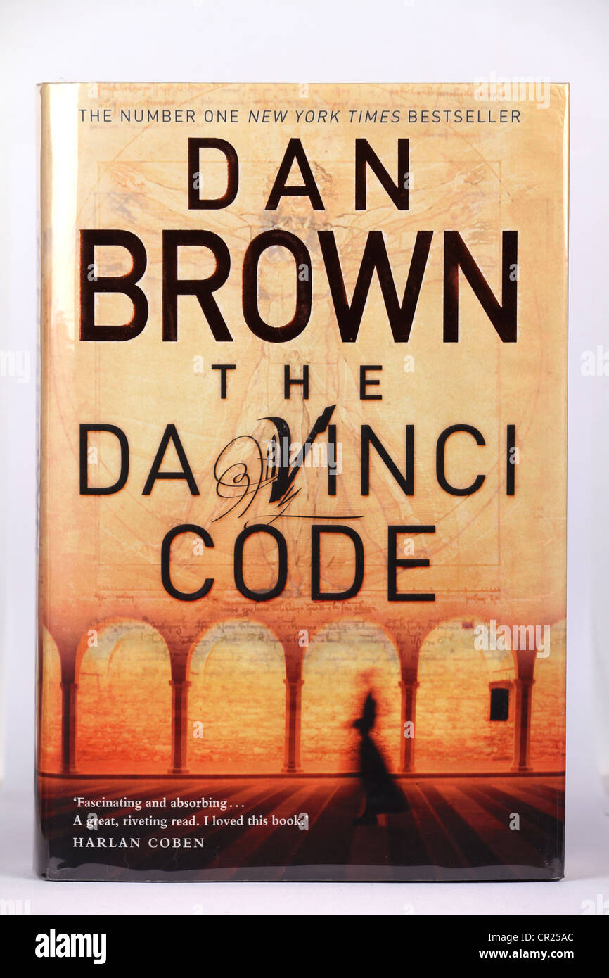 Da Vinci Codebook Abdeckung original Erstausgabe von Dan Brown Stockfoto