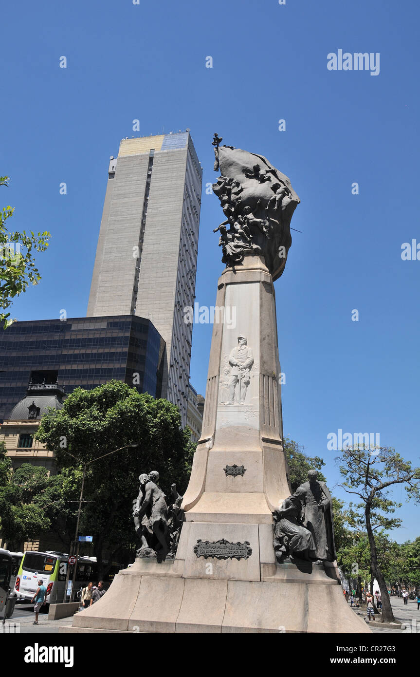 Memorial Floriana quadratische Rio De Janeiro Brasilien Stockfoto