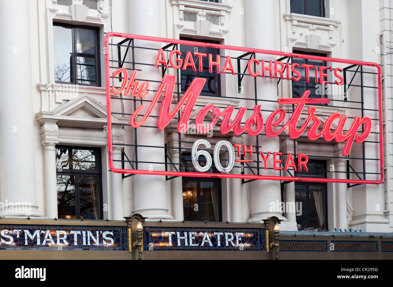 Die endlosen Mausefalle auf Saint Martin Theatre London Stockfoto