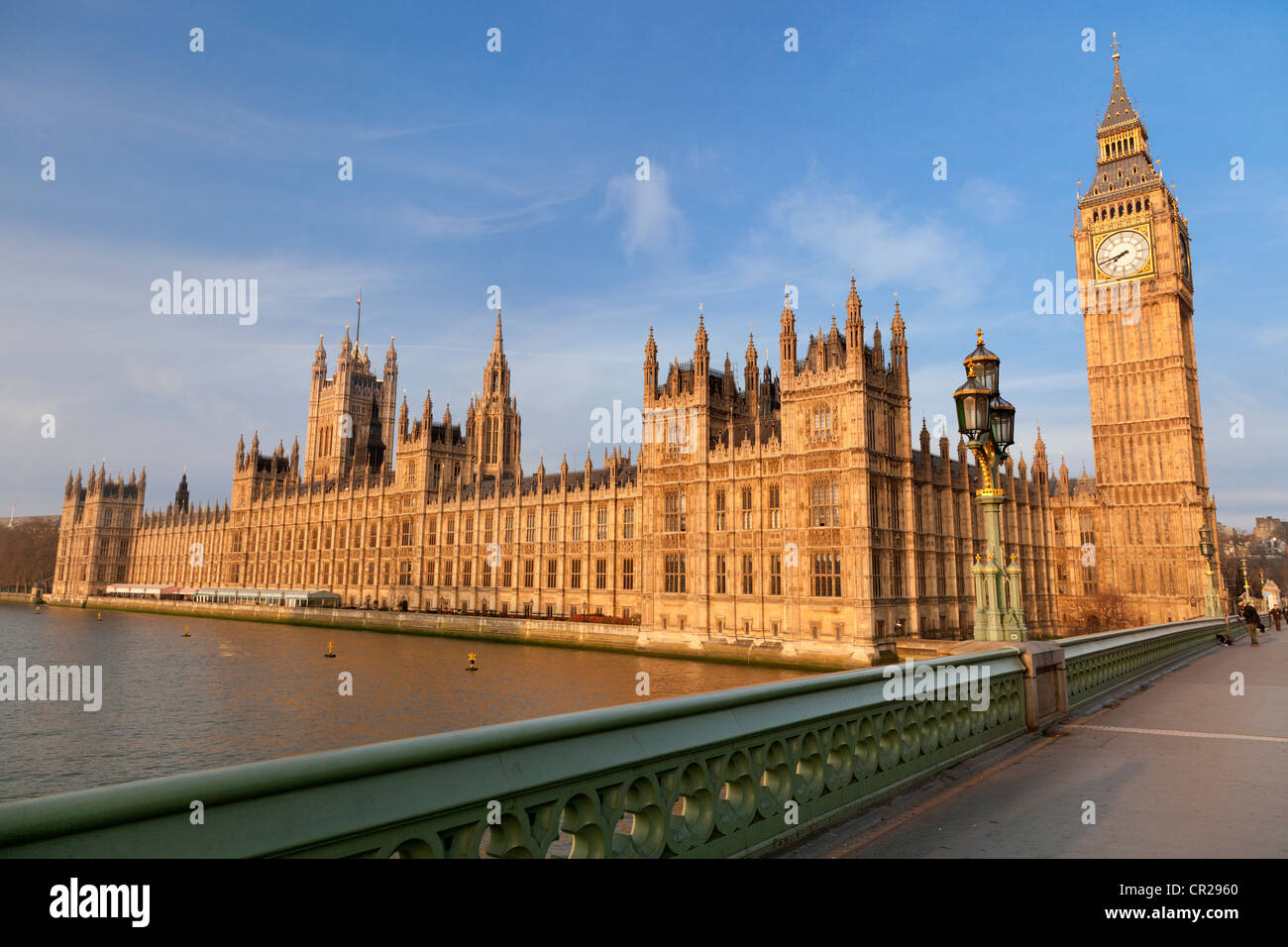 Der Palace of Westminster, frühen Frühlingsmorgen 2 Stockfoto