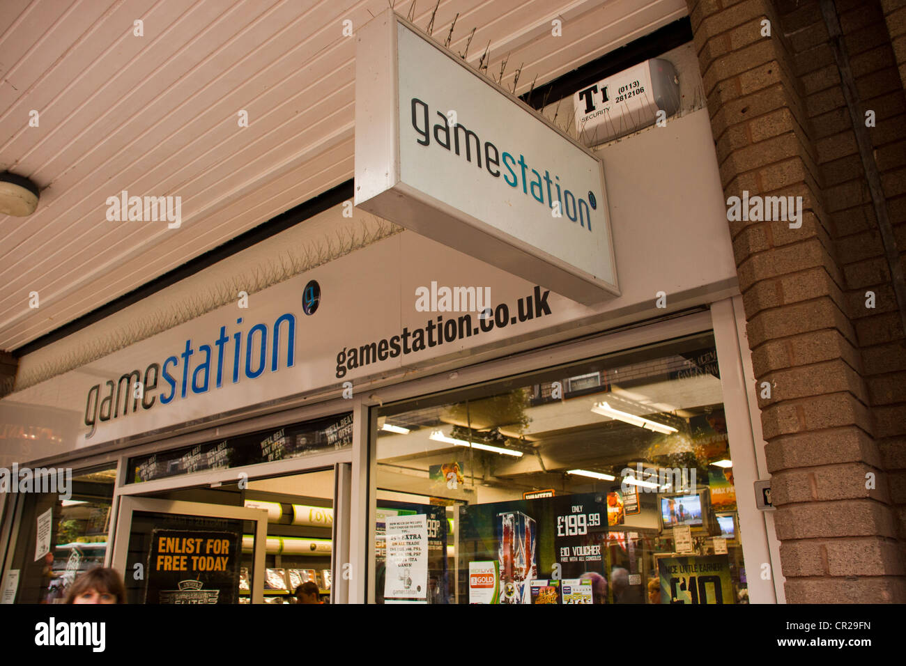 Gamestation Einzelhandel Räumlichkeiten, Newton Abbot, Devon, UK. Stockfoto