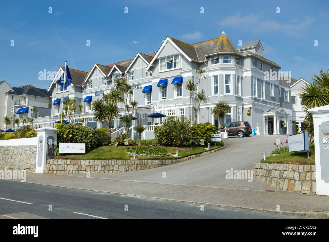 Das Royal Herzogtum Hotel in Falmouth, Cornwall UK. Stockfoto