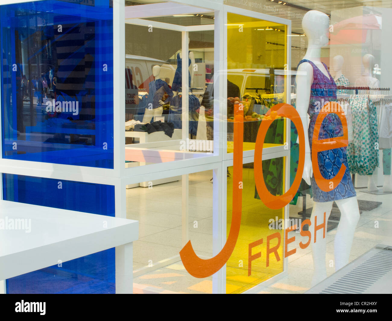 Speichern Sie-Fenster, Joe frisch, Fifth Avenue, New York Stockfoto