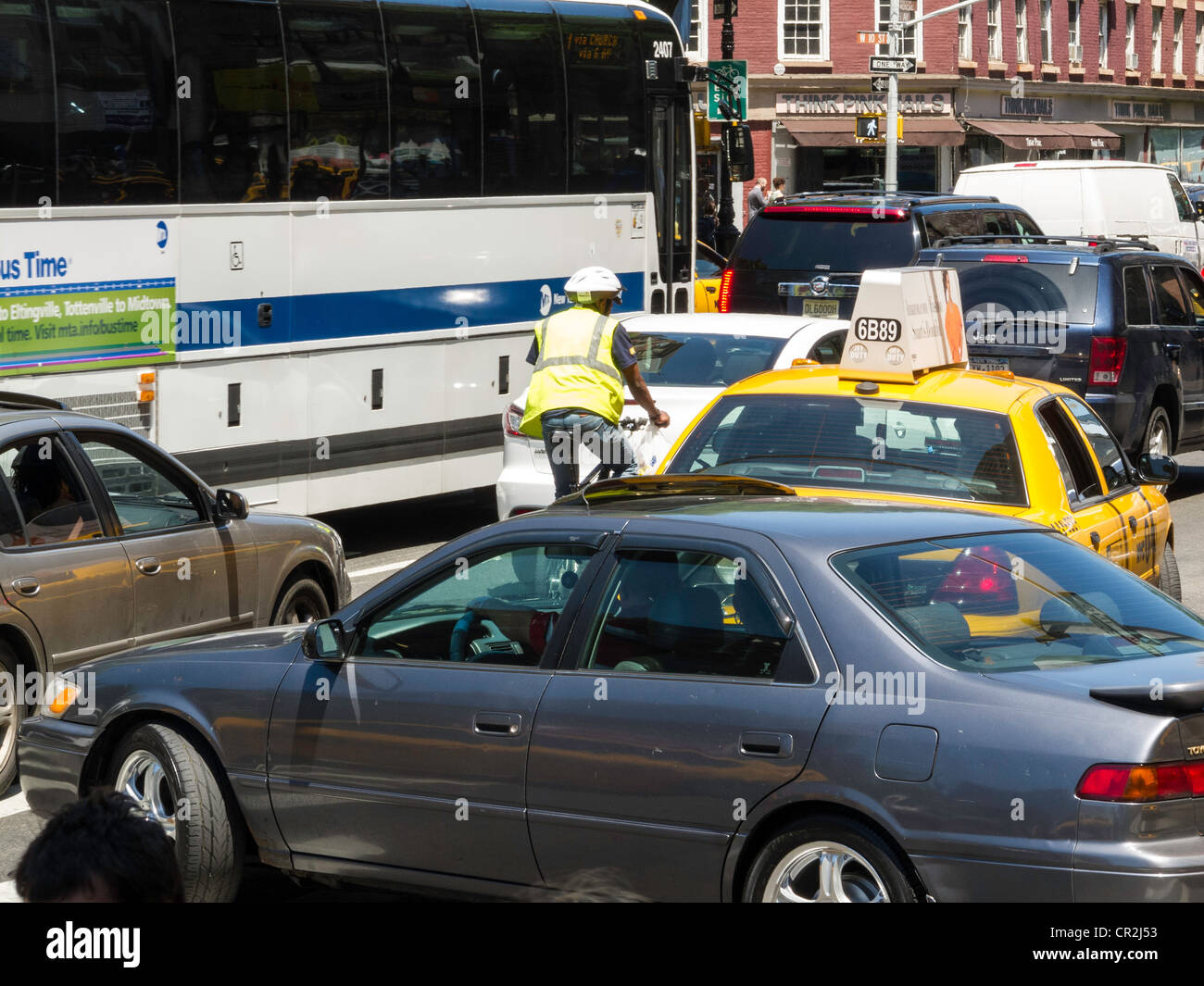 Stau, NYC Stockfoto