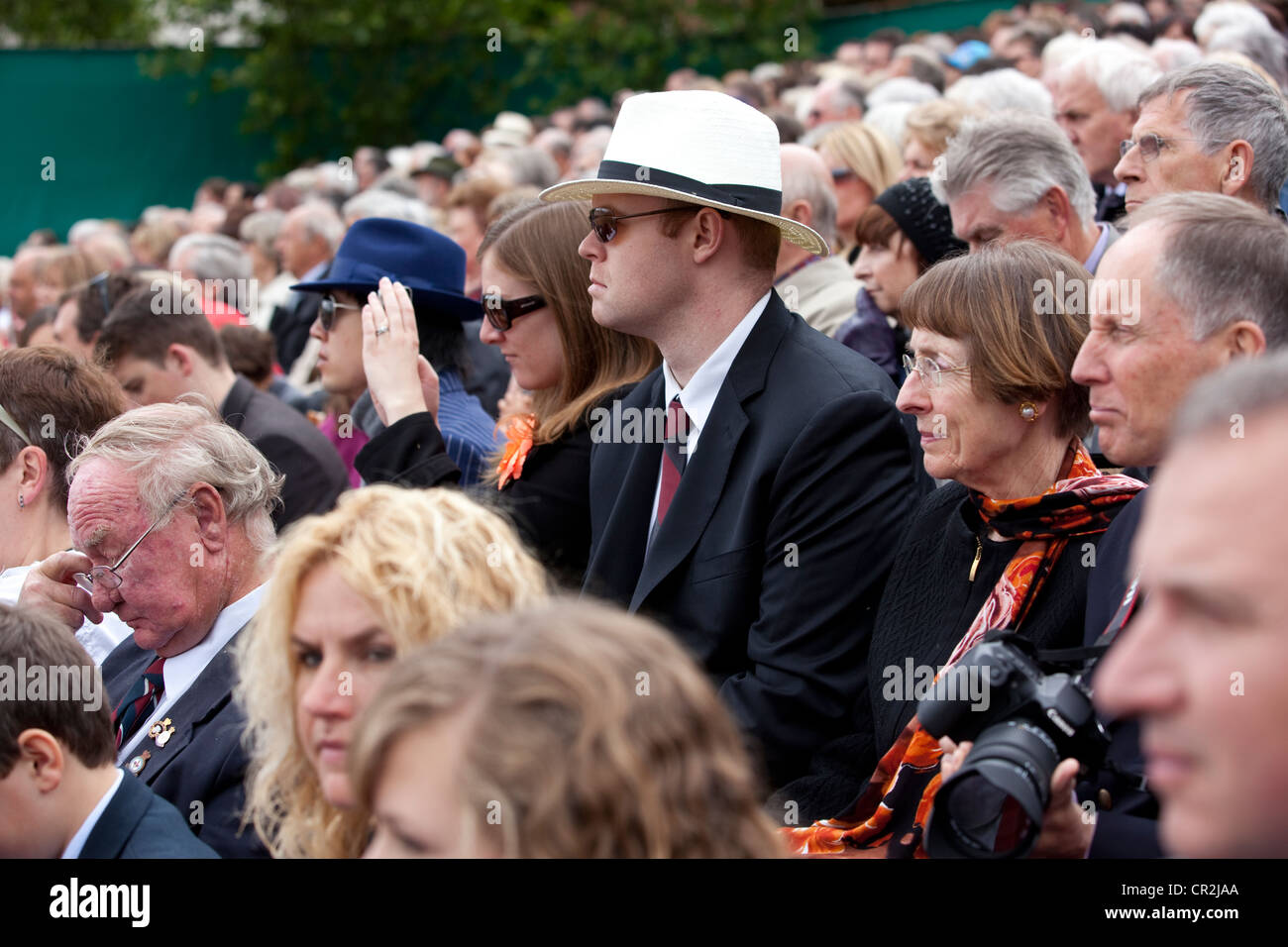 Trooping the Colour, Horse Guards Parade jährliche Zeremonie zum Gedenken an offiziellen Geburtstag der Königin, London, England, UK Stockfoto