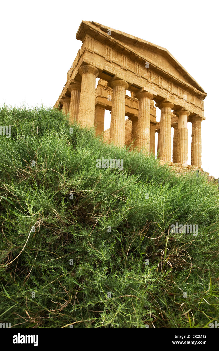 Concordia-Tempel, Tal der Tempel in Agrigent, Sizilien Stockfoto