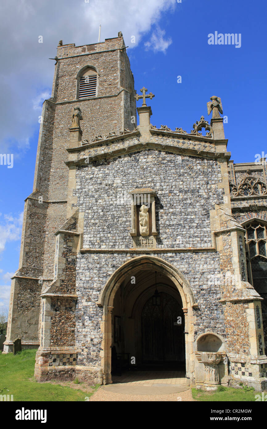 Heilige Dreifaltigkeitskirche Blythburgh Suffolk England UK Stockfoto