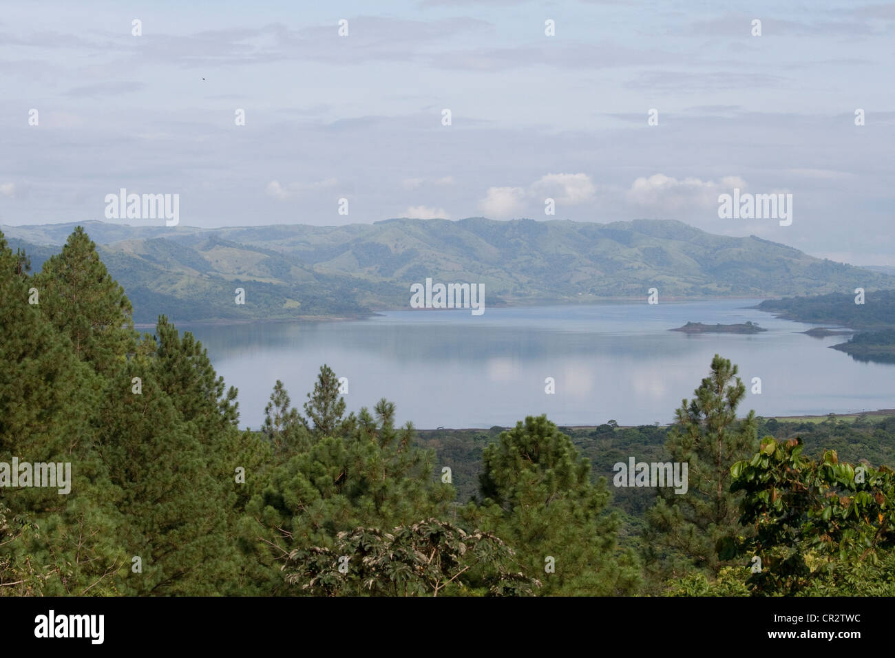 Blick auf See Arenal in Costa Rica Stockfoto