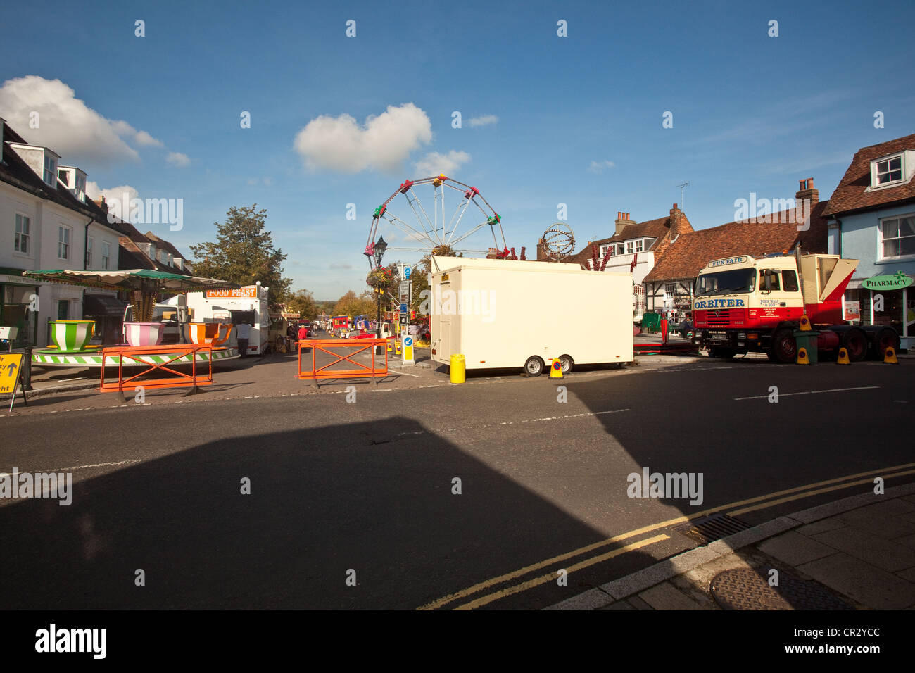 Alresford Fun Fair 2011, Alresford, Hampshire, England, Vereinigtes Königreich. Stockfoto