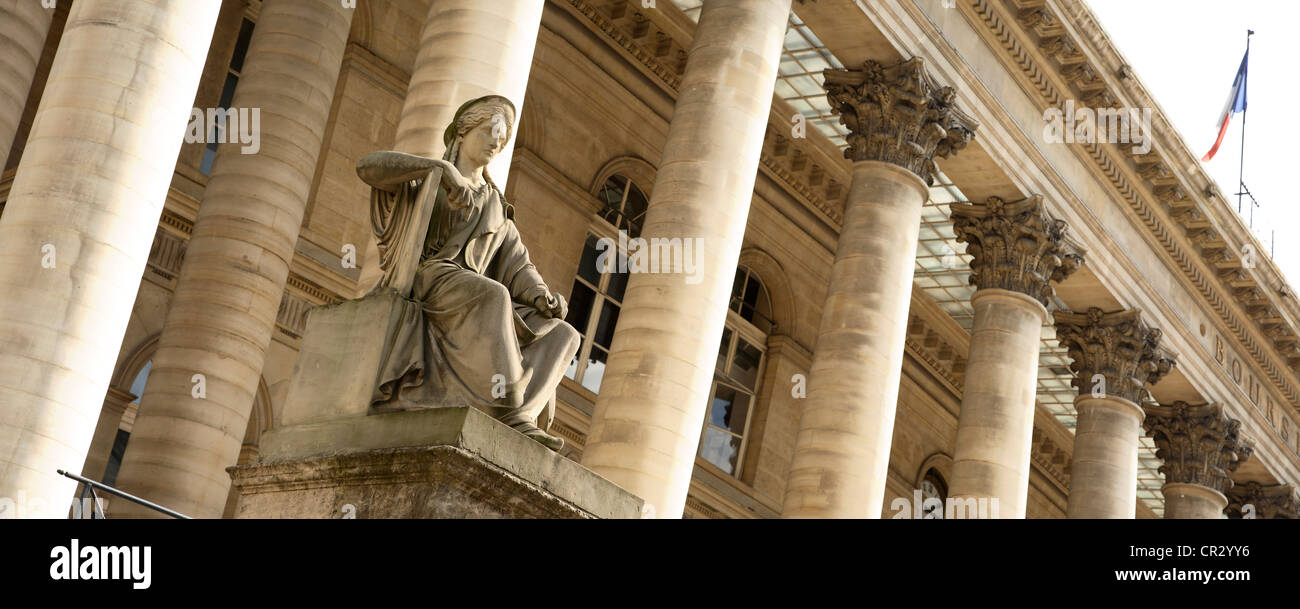 Frankreich, Paris, Stock Exchange Palace (Palais Brongniart) Stockfoto