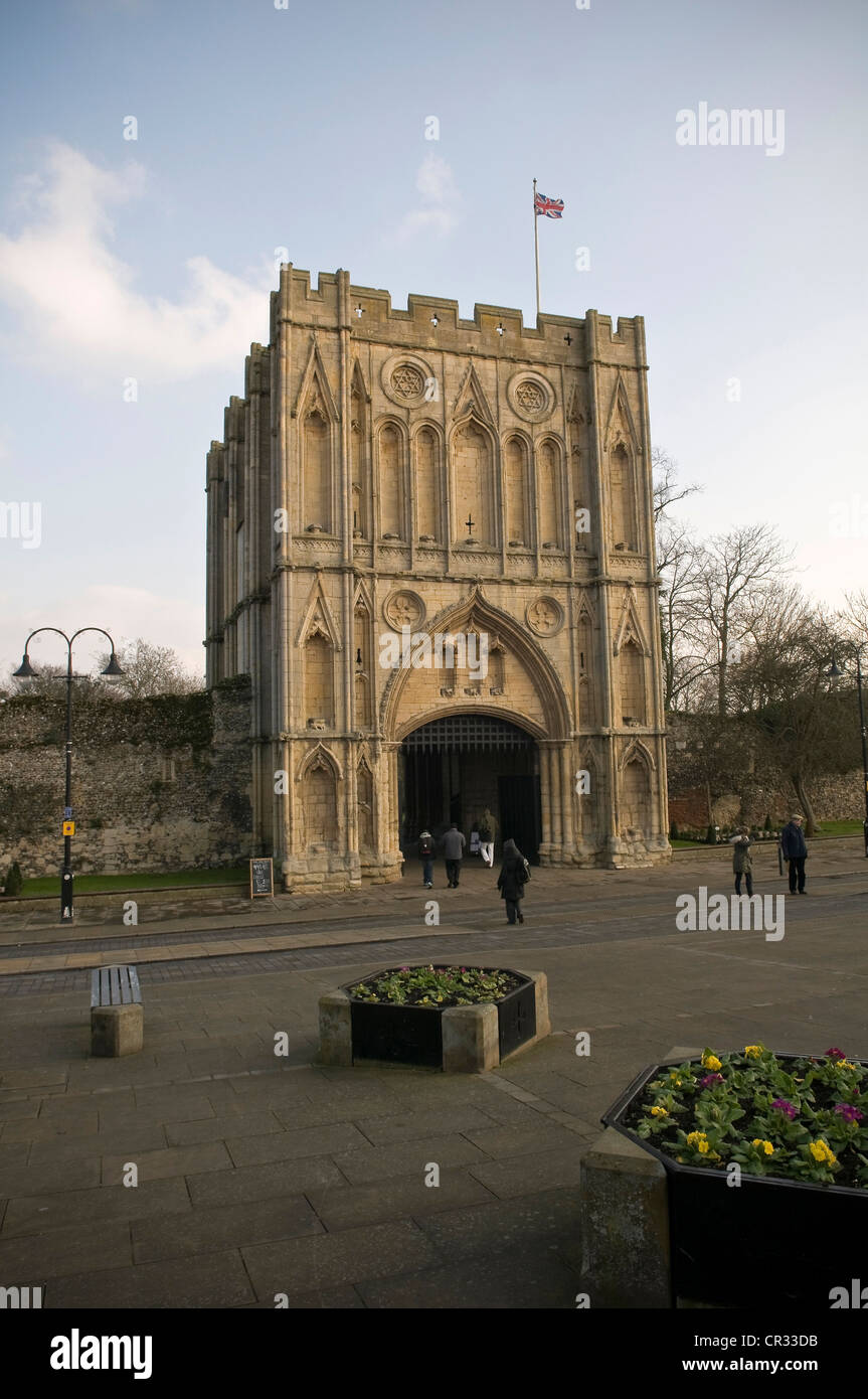 Abbeygate, Bury St Edmunds Abtei, Suffolk, UK Stockfoto