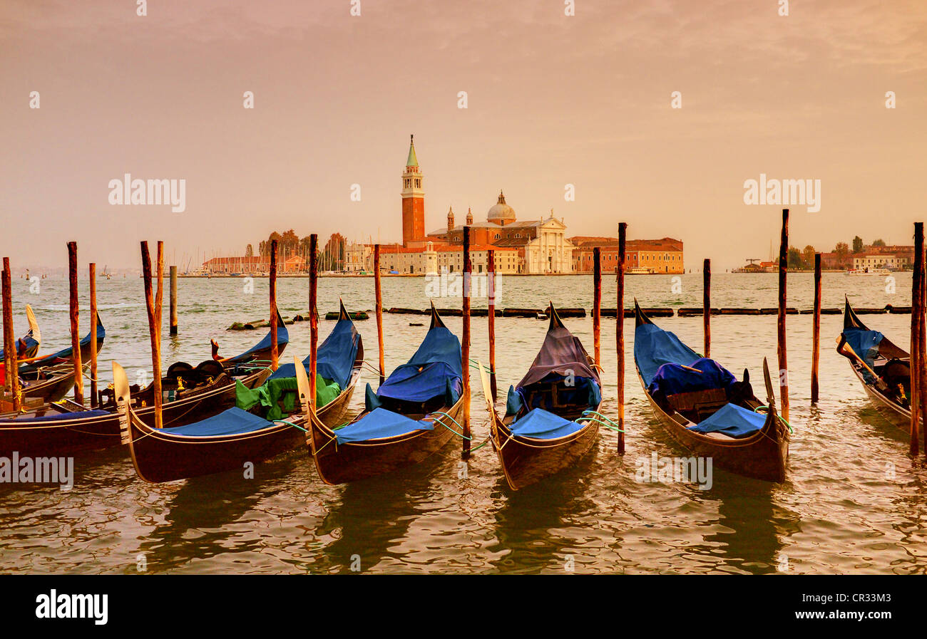 Blick auf San Giorgio Maggiore, Venedig Stockfoto