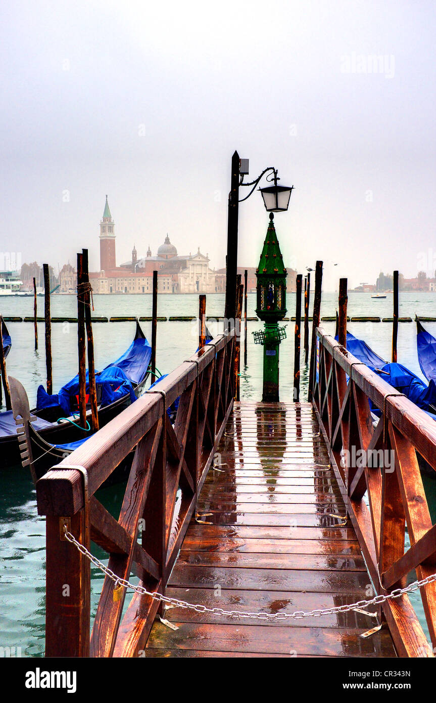 Blick auf San Giorgio Maggiore, Venedig Stockfoto