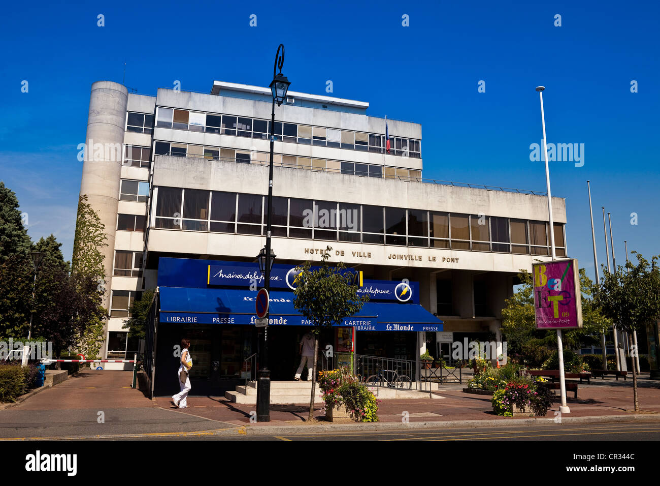 Frankreich, Val de Marne, Joinville le Pont, Rathaus Stockfoto