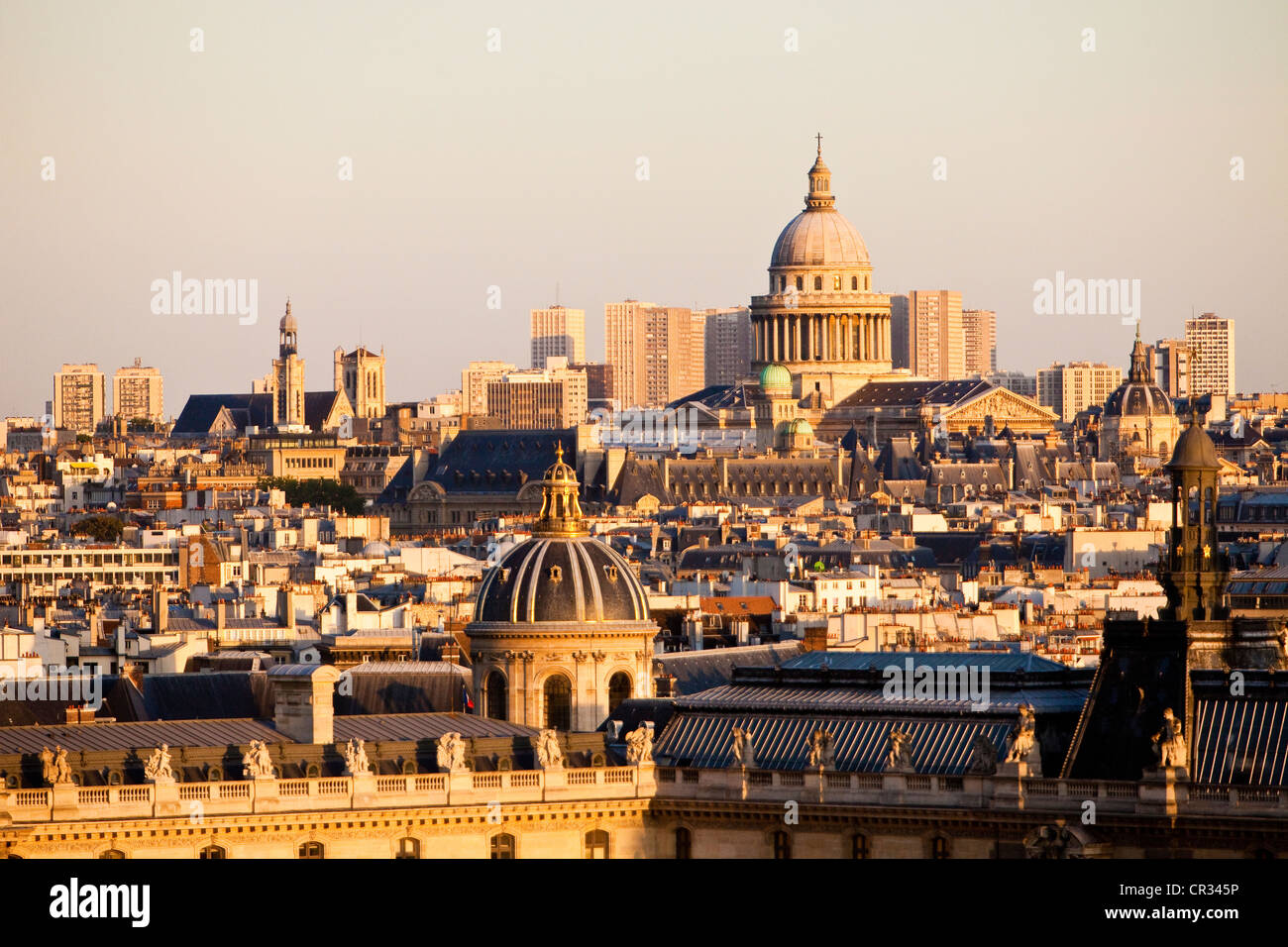 Frankreich, Paris, der Pantheon-Blick von der Sorbonne Stockfoto