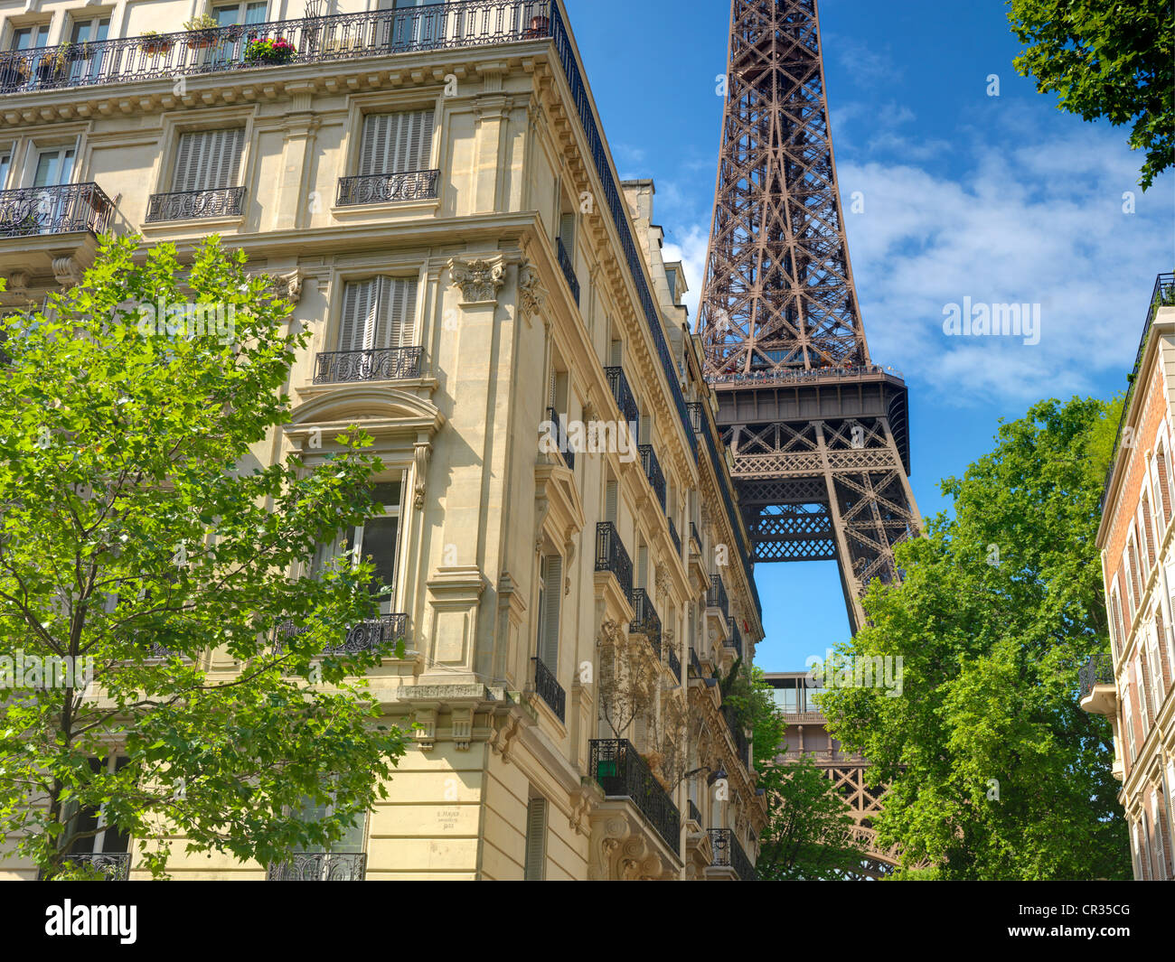 Frankreich Paris Eiffelturm Stockfoto