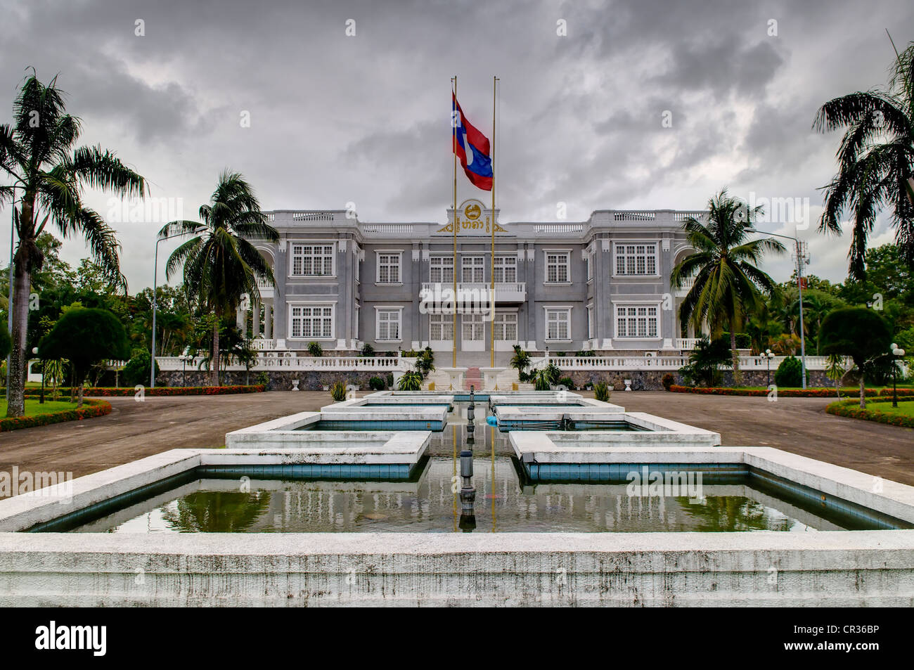 Präsidentenpalast, Vientiane, Laos, Südostasien Stockfoto