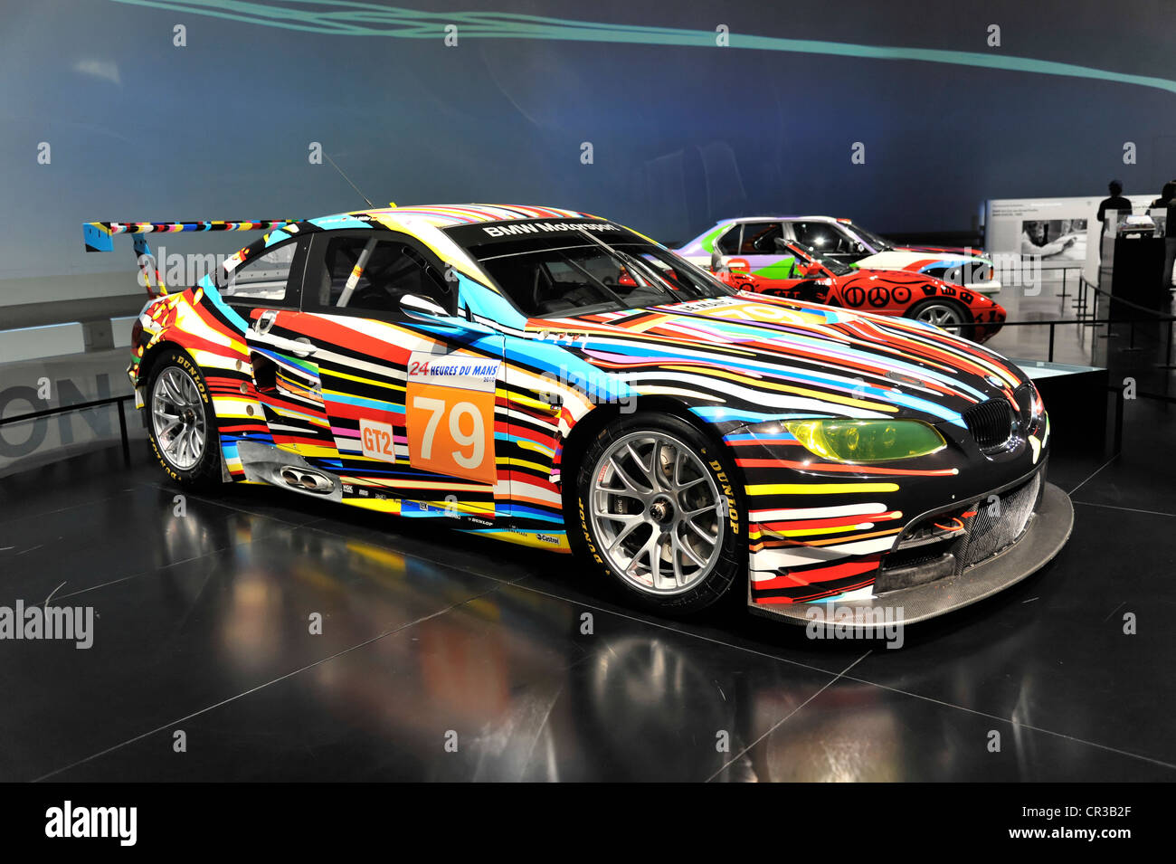 BMW Art Car, BMW M3 GT2 von Jeff Koons, 2010, BMW Museum, München