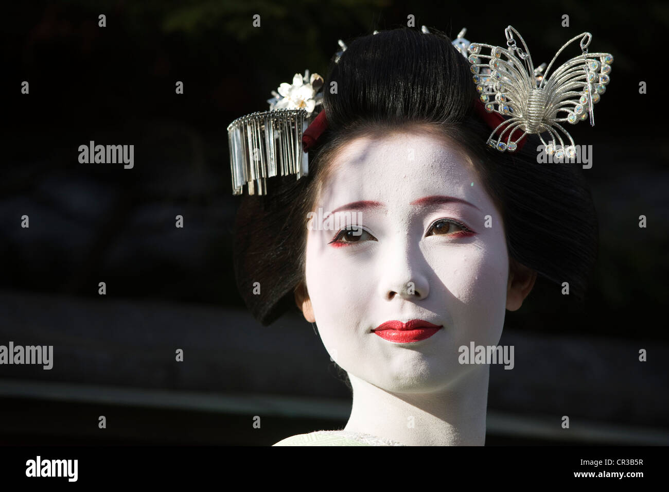 Japan, Insel Honshu, Kinki Region, Stadt Kyoto, Stadtteil Gion Geisha Stockfoto